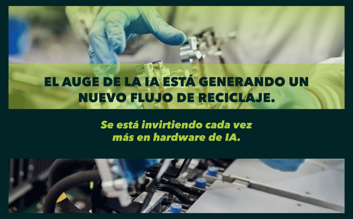 El auge de la IA está generando un nuevo flujo de reciclaje.