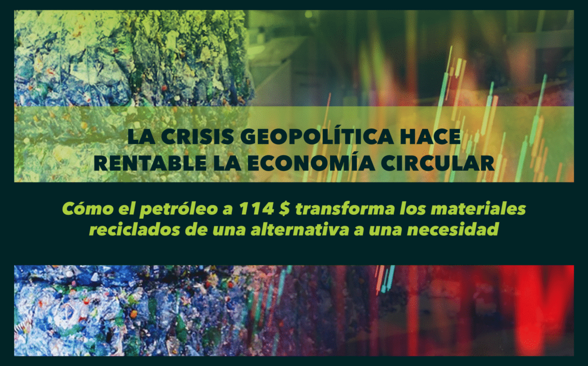 La crisis geopolítica hace rentable la economía circular