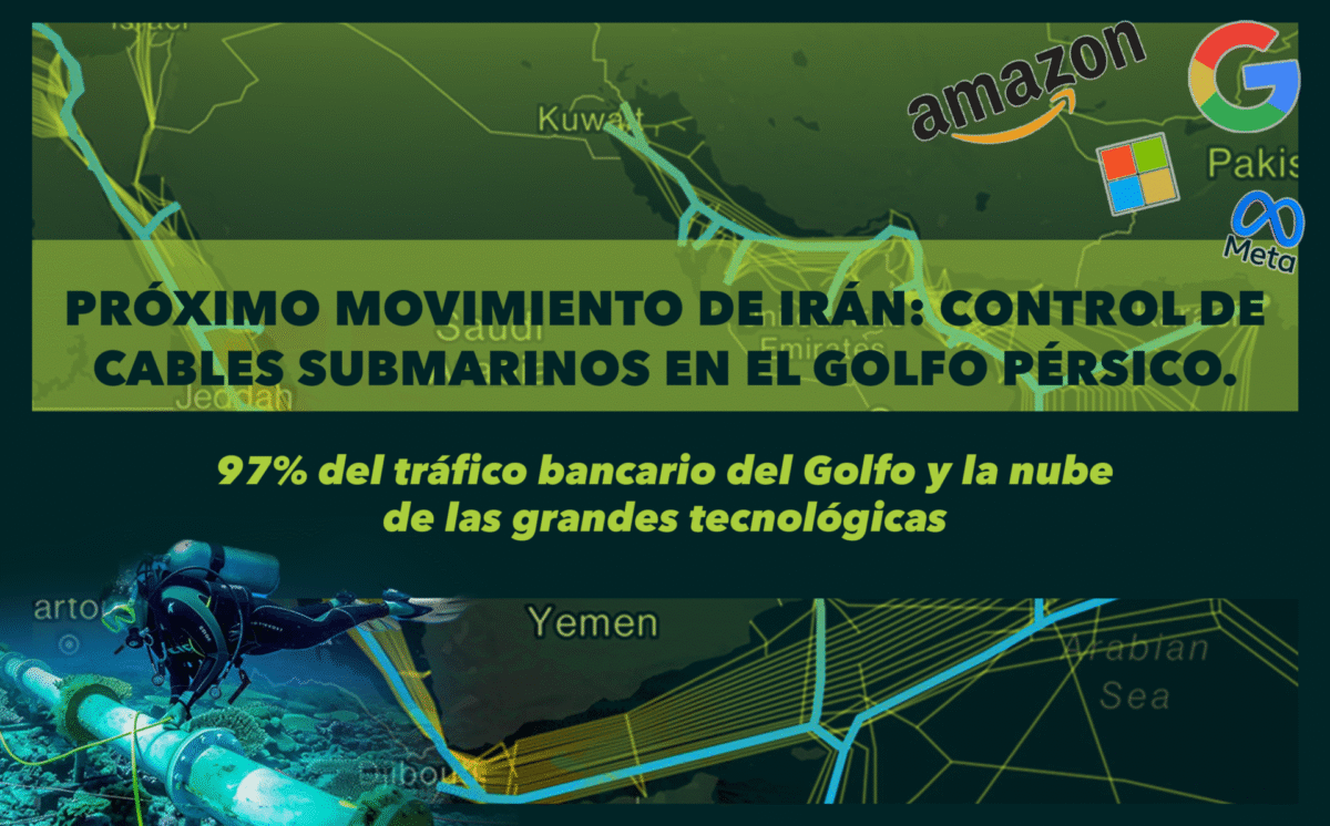 El próximo movimiento de Irán: Control de cables submarinos en el Golfo Pérsico.