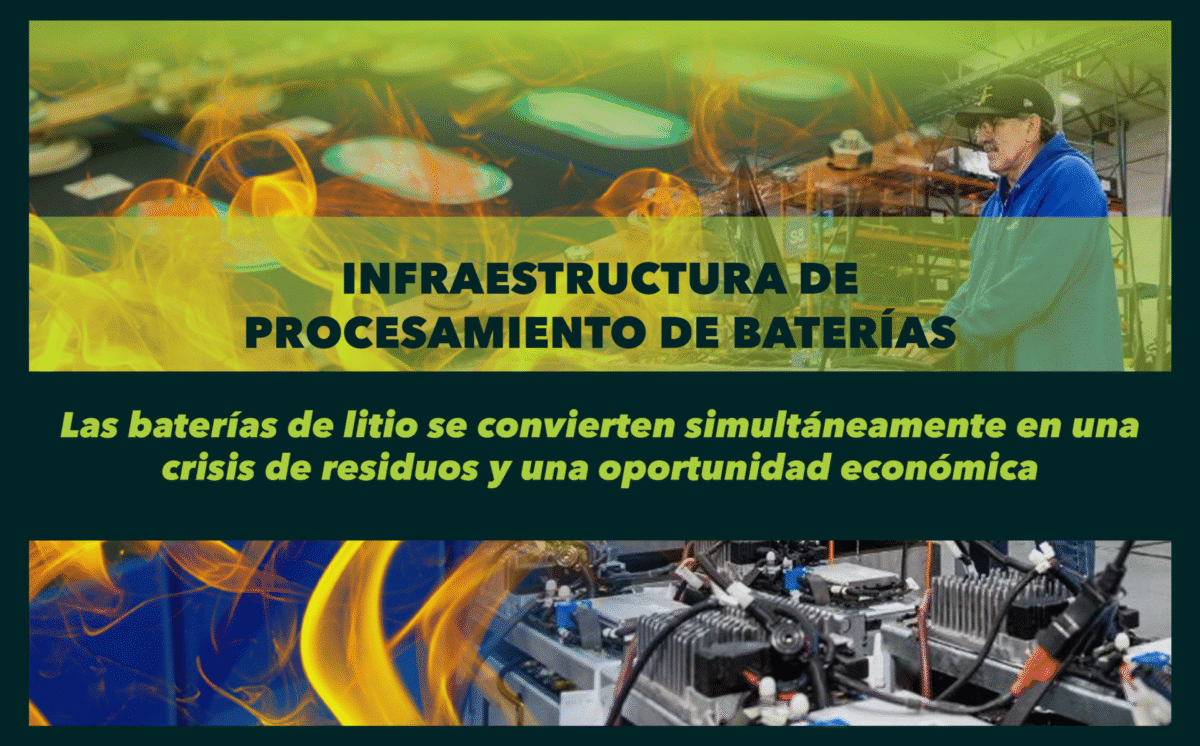 Infraestructura de procesamiento de baterías