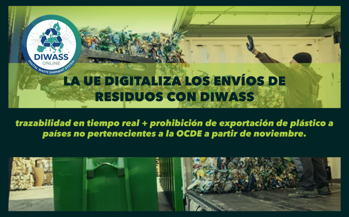 La UE digitaliza los envíos de residuos con DIWASS