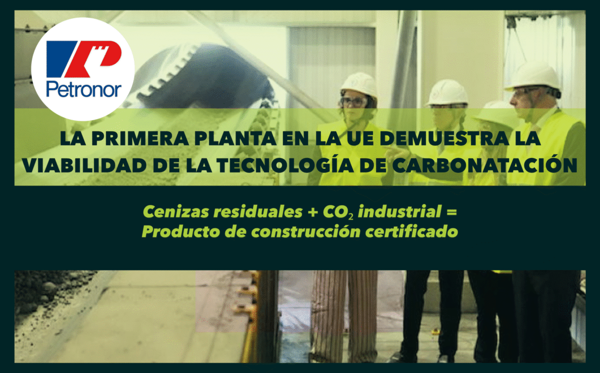 La primera planta en la UE demuestra la viabilidad de la tecnología de carbonatación