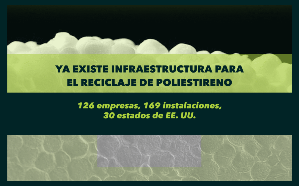 Ya existe infraestructura para el reciclaje de poliestireno