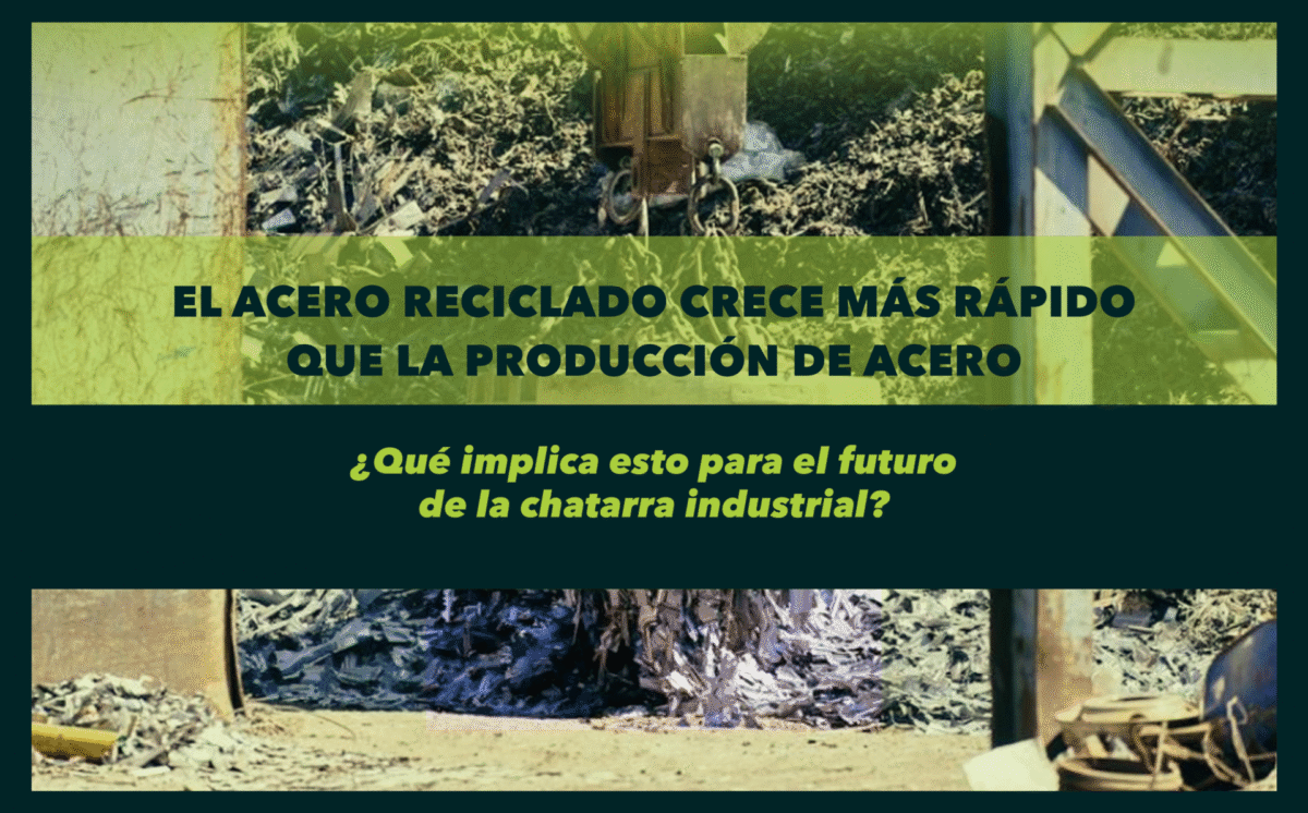 El acero reciclado crece más rápido que la producción de acero