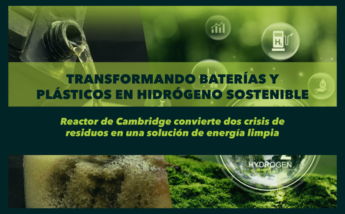 Transformando baterías y plásticos en hidrógeno sostenible