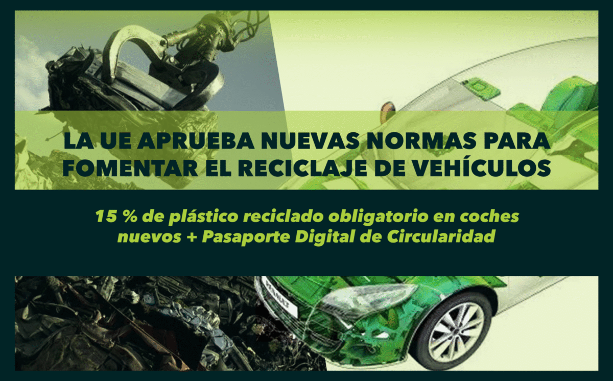 La UE aprueba nuevas normas para fomentar el reciclaje de vehículos